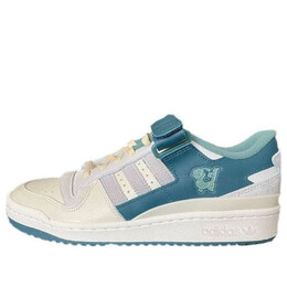 Кроссовки форум полуботинки Adidas, белый hp2067 | white/green