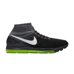Кроссовки Nike Zoom All Out Flyknit 'Black White Volt', черный 844134 002 | black