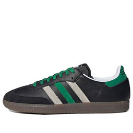 Кроссовки самба Adidas, черный fw5386 | black/green/gray