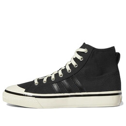 Кроссовки nizza hi rf 74 shoes Adidas, черный gx8488 | core black / cream white / gum