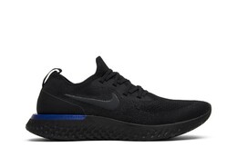 Кроссовки Nike Epic React Flyknit 'Black Racer Blue', черный aq0067 004 | black