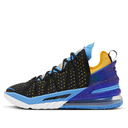 Кроссовки lebron 18 ep Nike, черный cq9284-006 | black/blue/yellow