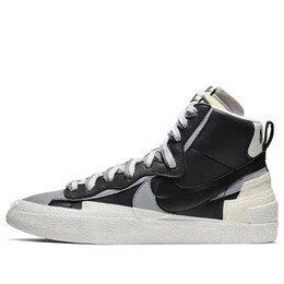 Кроссовки x sacai blazer mid Nike, черный bv0072-002 | black/wolf grey-white-anthracite