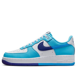 Кроссовки air force 1 low split Nike, белый dz2522-100 | white/light photo blue-deep royal blue