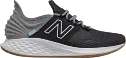 Кроссовки New Balance Fresh Foam Roav 2E Wide 'Tee Shirt - Black Light Aluminum', черный mroavtk 2e | black