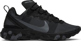 Кроссовки Nike React Element 55 'Triple Black', черный bq6166 008 | black