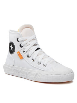 Кроссовки из ткани Converse, белый chuck taylor alt star hi a00423c | weiß