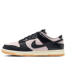 Кроссовки dunk low retro 'pink black croc' Nike, фиолетовый hf9191-001 | platinum violet/pink foam/coconut milk/black