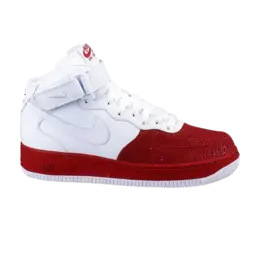 Кроссовки Nike Air Force 1 Mid '07 'White Varsity Red', белый 315123 113 | white