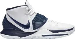 Кроссовки Nike Kyrie 6 TB 'White Midnight Navy', белый ck5869 100 | white