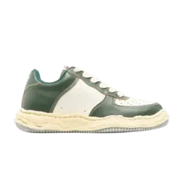Кроссовки Maison Mihara Yasuhiro Wayne OG Sole Vintage Leather Low Green White, зеленый a11fw713 grnwht | green white