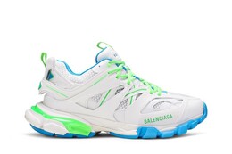 Кроссовки Balenciaga Track Sneaker White Green, белый 542023 w3ac4 9034 | white green