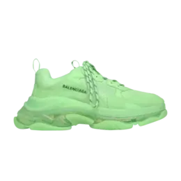 Кроссовки Balenciaga Triple S Sneaker Clear Sole - Neon Green, зеленый 541624 w2cf1 3801 | clear sole - neon green