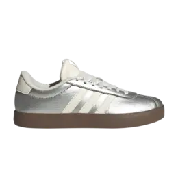 Кроссовки Adidas VL Court 3.0 Silver Metallic, серебряный jq7315 | silver metallic