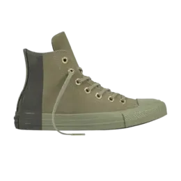 Кроссовки Converse Chuck Taylor All Star High Blocked Nubuck - Dark Stucco River Rock, зеленый 159526c | blocked nubuck - dark stucco river rock