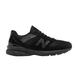 Кроссовки New Balance 990v5 Made in USA 2E Wide Triple Black, черный m990bb5 2e | triple black