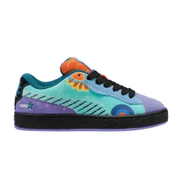 Кроссовки Puma Suede XL Dia De Los Muertos Pack - Mint, фиолетовый 398409 01 | dia de los muertos pack - mint