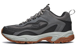Кроссовки Stamina Chunky для мужчин с низким верхом серого/черного цвета Skechers 51918-ccbk