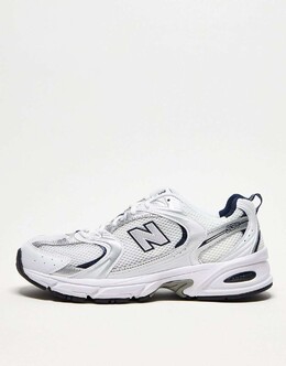 Кроссовки New Balance 530, белый/серебристый/черный 204470705 | white