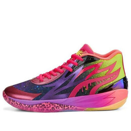 Кроссовки Puma MB.02 LaMelo Ball 'Be You', фиолетовый 378283-01 | purple glimmer/safety yellow/pink glow/sunset glow/black