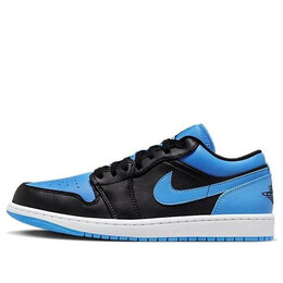 Nike Кроссовки Air Jordan 1 Low 'Black University Blue', черный 553558-041 | black/university blue