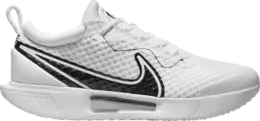 Кроссовки Nike NikeCourt Zoom Pro 'White Black', белый dh0618 100 | white
