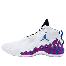 Кроссовки jordan jumpman diamond mid pf 'hyper violet' Nike, белый ci1205-140 | white/hyper royal-hyper violet-black