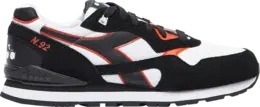 Diadora Кроссовки N.92 Advance - Black Cherry Tomato, черный 101 178042 c9879 | black