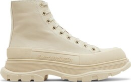 Кроссовки Alexander McQueen Tread Slick Boot Beige Leather, кремовый 627206 wiag6 5593 | cream