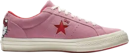 Кроссовки Converse Hello Kitty x One Star Suede Low Top Prism Pink, розовый 162939c | pink