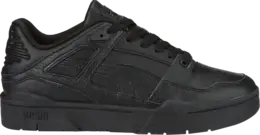 Кроссовки Puma Slipstream Leather Triple Black, черный 387544 01 | black