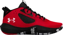 Кроссовки Under Armour Lockdown 6 Red Black, черный 3025616 600 | black