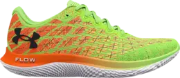 Кроссовки Under Armour Flow Velociti Wind 2 Quirky Lime Blaze Orange, зеленый 3024903 300 | green