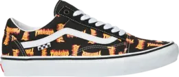 Кеды Vans Thrasher x Skate Old Skool Allover Thrasher Logo, черный vn0005w0bml | black
