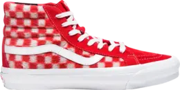 Кеды Vans Concepts x OG Sk8-Hi LX Question the Answers - Flame Scarlet, красный vn0a4bvby521 | red