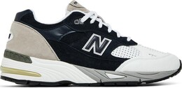 Кроссовки New Balance Sneakersnstuff x 991 Made in England 'Perforated Pack - Navy White', синий m991pj | blue