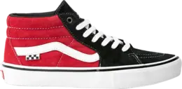 Кеды Vans Skate Grosso Mid Black Red, черный vn0a5fcg458 | black