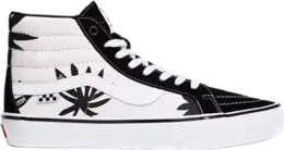 Кеды Vans Skate Sk8-Hi Reissue Grosso 88 - Black Palms, черный vn0a5kyr431 | black