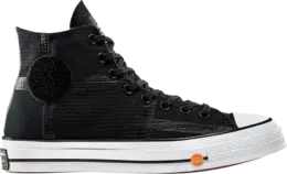 Кроссовки Converse Rokit x Chuck 70 High Blacktop, черный 168211c | black
