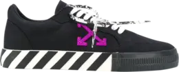 Кроссовки Off-White Vulc Low Black Purple, черный omia085e20fab001 1037 | black