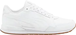 Кроссовки Puma ST Runner v3 Leather White Gum, белый 384855 05 | white