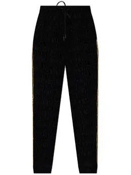 Versace: Чёрные брюки  Baroque