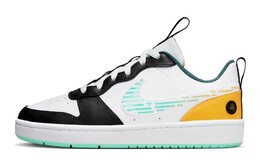 Кроссовки Nike Court Borough Low 2 SE Laser Orange Barely Green (GS) dx5767-111