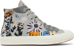 Кроссовки Converse Chuck 70 High Floral, зеленый 172935c | green