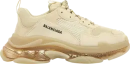 Кроссовки Balenciaga Triple S Sneaker Clear Sole - Off White, белый 541624 w2fb1 9005 | white