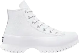 Кроссовки Converse Chuck Taylor All Star Lugged 2.0 Leather High White Black, белый a03705c | white