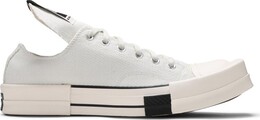 Кроссовки Converse Rick Owens x TURBODRK Chuck 70 Low Lily White, белый 172345c | white