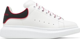 Кроссовки Alexander McQueen Oversized Sneaker White Lust Red, белый 625156 whxmt 9183 | white