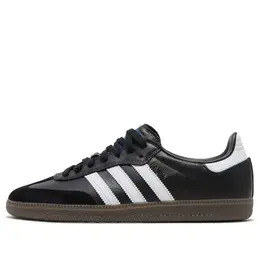 Кроссовки samba adv 'black gum' Adidas, черный gw3159 | black/white