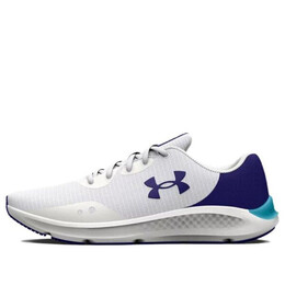 Кроссовки charged pursuit 3 'white sonar blue' Under Armour, белый 3025424-103 | white/sonar blue